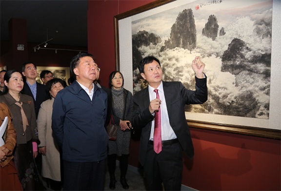 大美中国——刘人岛美术作品展在中央党校美育馆开展